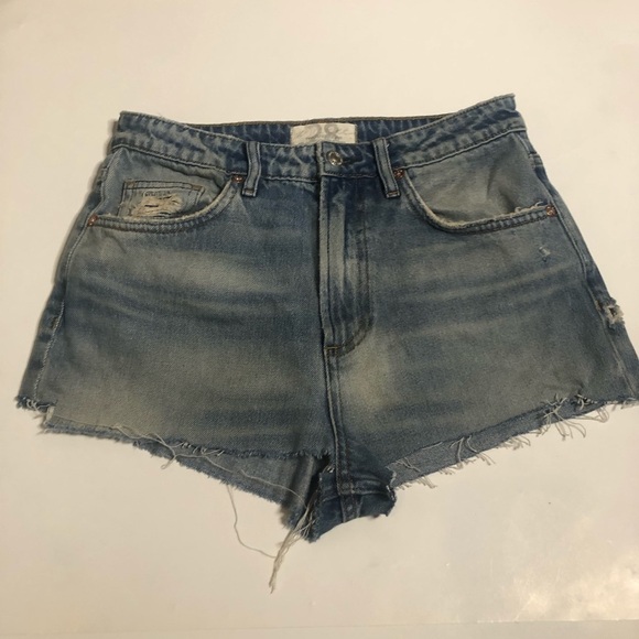 We The Free Distressed Denim Shorts - Picture 1 of 7